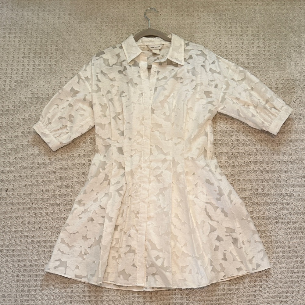 Club Monaco Cream Mini Dress